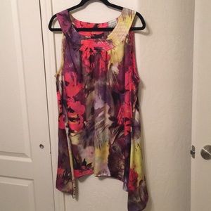 Watercolor sleeveless top